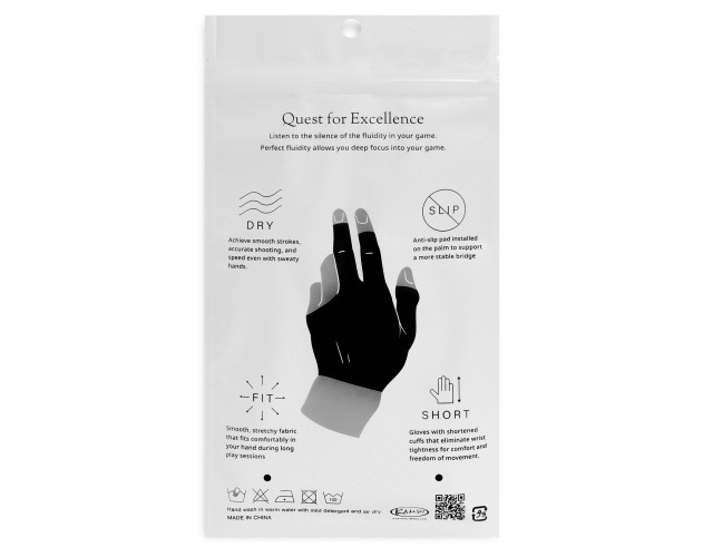 Рукавичка Kamui QuickDry Black XL черная левая