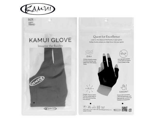 Рукавичка Kamui QuickDry Black XL черная левая