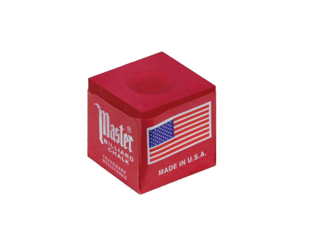 Мел бильярдный Master красный 12шт Мел бильярдный Master красный 12шт