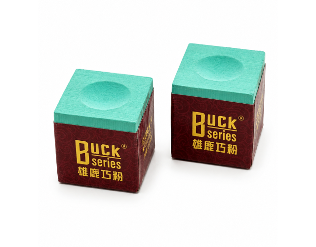 Мел для бильярдного кия Buck зеленый 2шт Мел для бильярдного кия Buck зеленый 2шт