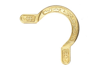 Скоба для лузи Сіріус латунь кутова 1шт