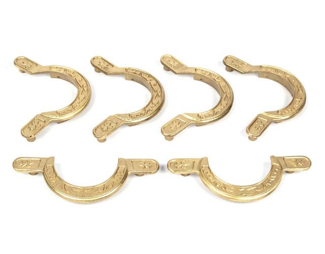 Скоби для луз Сіріус латунь 6шт