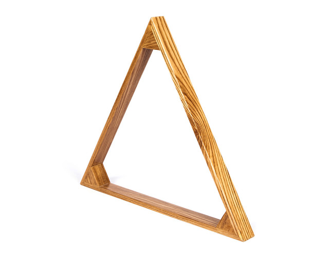 Треугольник Клубный 60мм Дуб