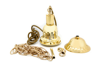 Патрон для 1-го світильника золото