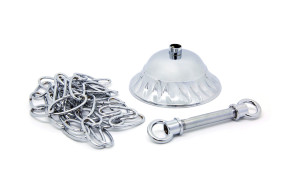 Цепь с подвесным элементом хром