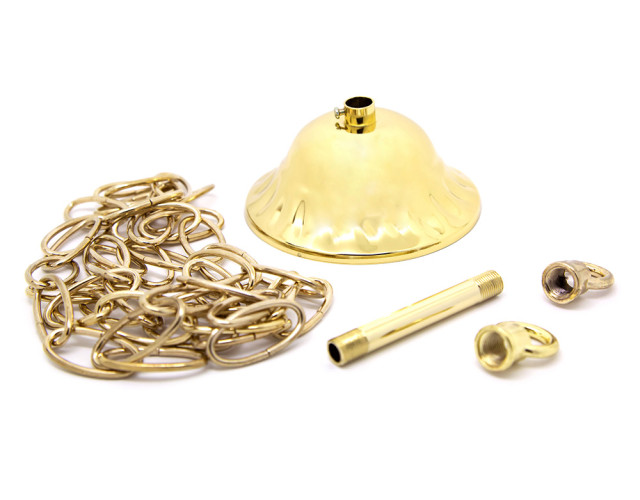 Цепь с подвесным элементом золото