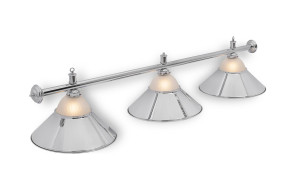 Світильник більярдний Classic Silver 3 плафона Світильник більярдний Classic Silver 3 плафона