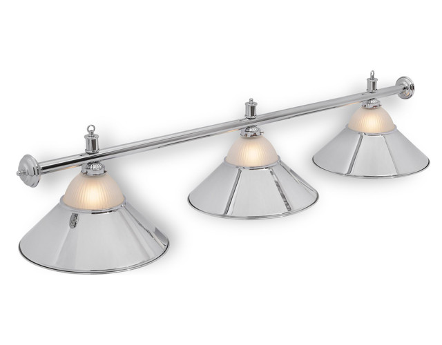 Светильник бильярдный Classic Silver 3 плафона Светильник бильярдный Classic Silver 3 плафона