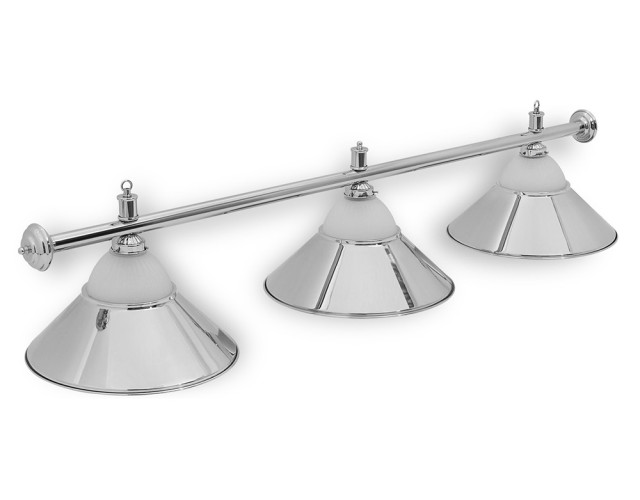 Светильник бильярдный Classic Silver 3 плафона Светильник бильярдный Classic Silver 3 плафона