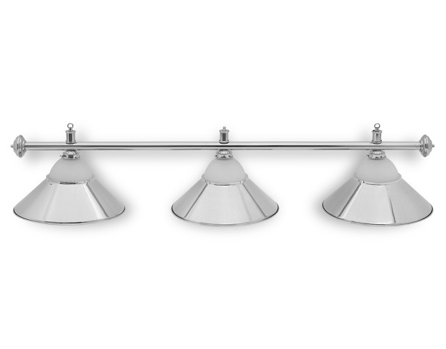Светильник бильярдный Classic Silver 3 плафона Светильник бильярдный Classic Silver 3 плафона