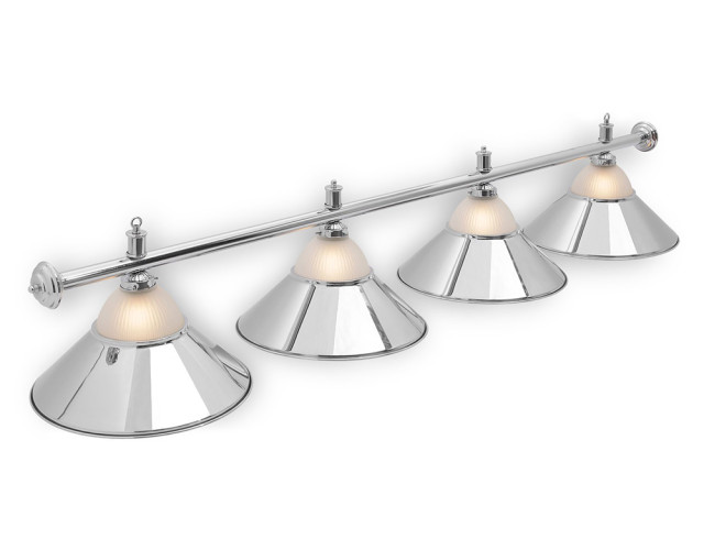 Светильник бильярдный Classic Silver 4 плафона Светильник бильярдный Classic Silver 4 плафона