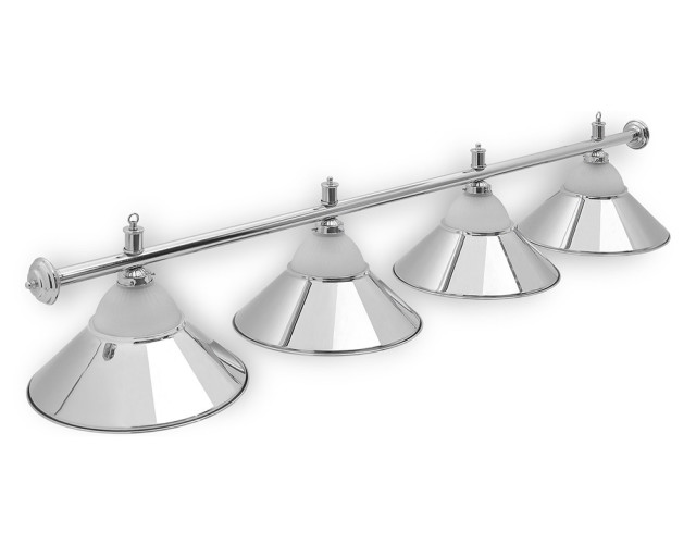 Светильник бильярдный Classic Silver 4 плафона Светильник бильярдный Classic Silver 4 плафона