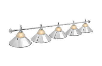 Светильник бильярдный Classic Silver 5 плафонов