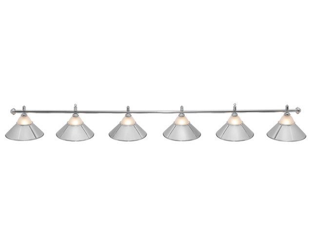 Светильник бильярдный Classic Silver 6 плафонов Светильник бильярдный Classic Silver 6 плафонов