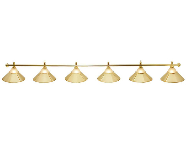 Світильник більярдний Classic Gold 6 плафонів Світильник більярдний Classic Gold 6 плафонів