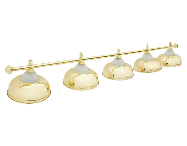 Светильник бильярдный Queen Gold 5 плафонов