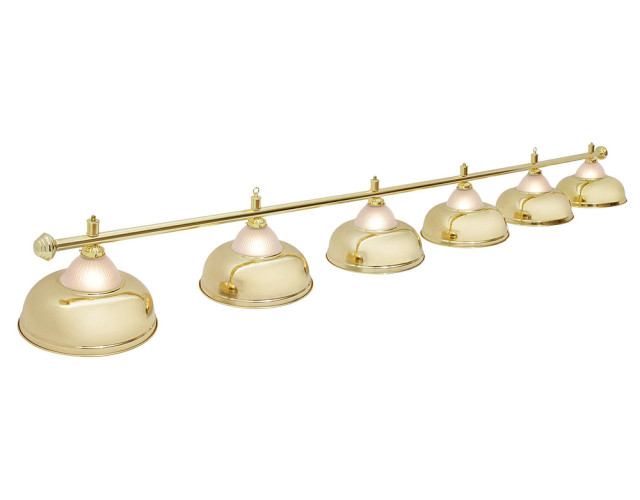 Світильник більярдний Queen Gold 6 плафонів