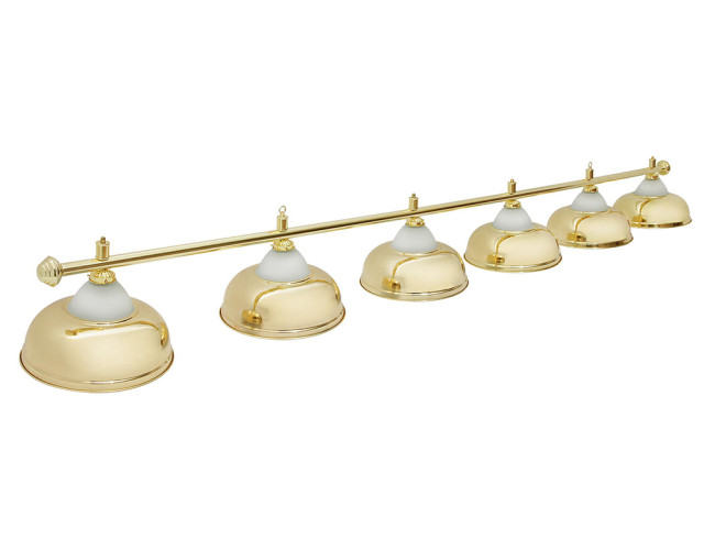 Світильник більярдний Queen Gold 6 плафонів