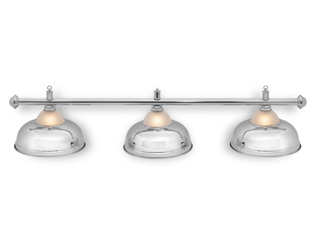 Светильник бильярдный Queen Silver 3 плафона Светильник бильярдный Queen Silver 3 плафона