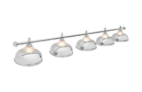 Светильник бильярдный Queen Silver 5 плафонов Светильник бильярдный Queen Silver 5 плафонов