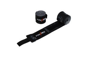 Бинт боксерский MaxxMMA 3м 2 шт черный
