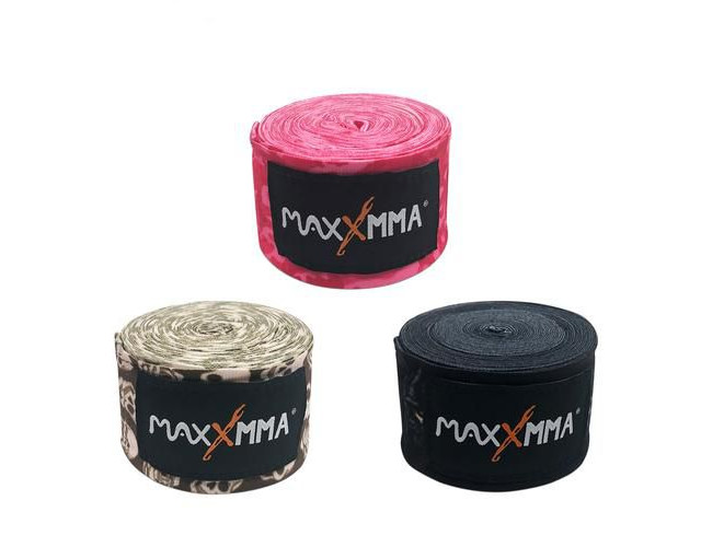 Бинт боксерский MaxxMMA 3м 2 шт розовый