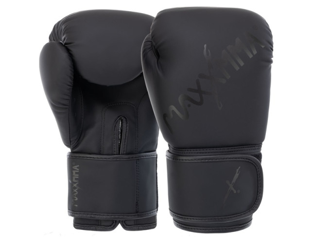 Рукавички для боксу MaxxMMA GB10 10унцій чорні