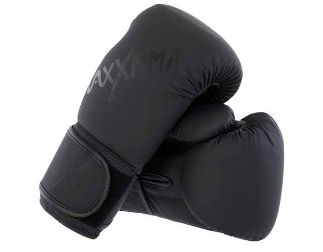 Рукавички боксерські MaxxMMA GB10 12унцій чорні