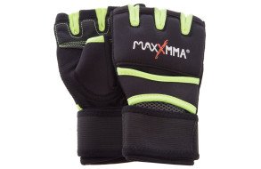 Перчатки-бинты для бокса MaxxMMA L/XL зеленые 