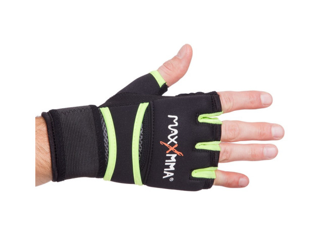 Рукавички-бинти для боксу MaxxMMA L/XL зелені