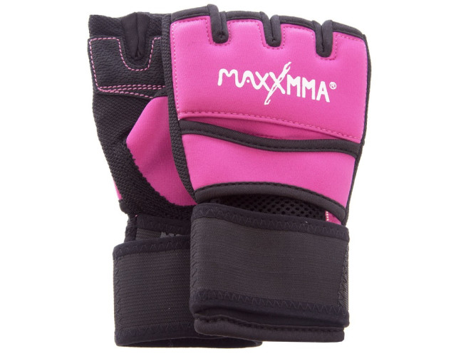 Перчатки-бинты для бокса MaxxMMA M розовые Перчатки-бинты для бокса MaxxMMA M розовые