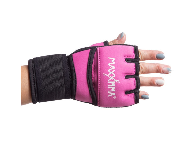 Перчатки-бинты для бокса MaxxMMA M розовые Перчатки-бинты для бокса MaxxMMA M розовые