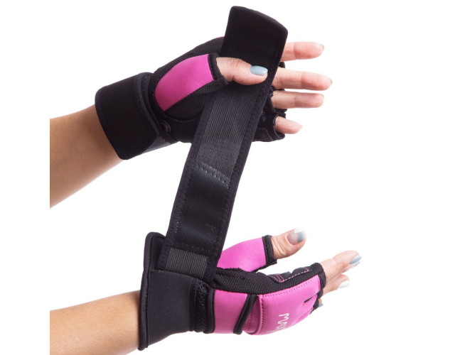 Перчатки-бинты для бокса MaxxMMA M розовые Перчатки-бинты для бокса MaxxMMA M розовые