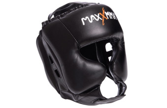 Шлем для бокса MaxxMMA GB01s L-XL черный