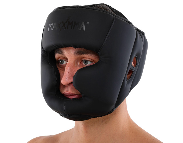 Шолом для боксу MaxxMMA GBH03 M чорний