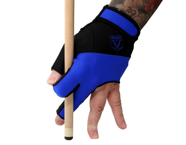Рукавичка для більярду Vaula L синя Рукавичка для більярду Vaula L синя