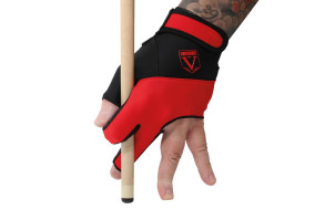 Перчатка для бильярда Vaula L красная Перчатка для бильярда Vaula L красная