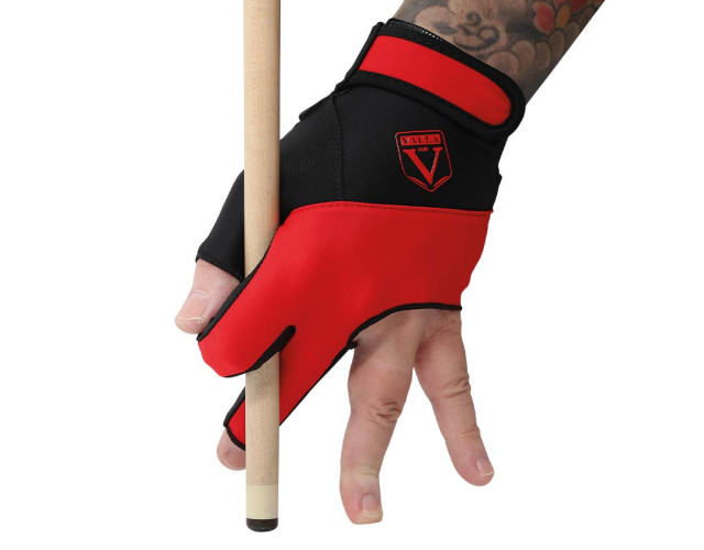 Перчатка для бильярда Vaula L красная Перчатка для бильярда Vaula L красная