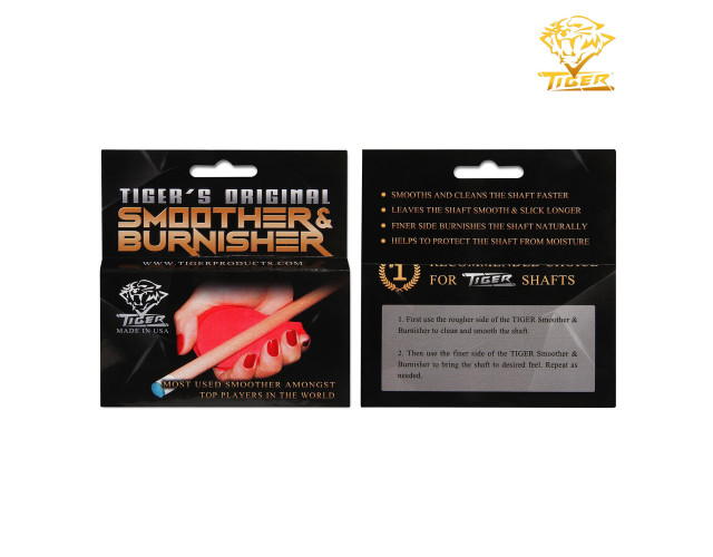 Губка для чищення та полірування кия Tiger Shaft Smoother & Burnisher