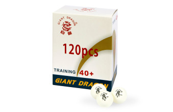М'ячі для настільного тенісу Giant Dragon Training Silver 40+ 1зір 120шт білі