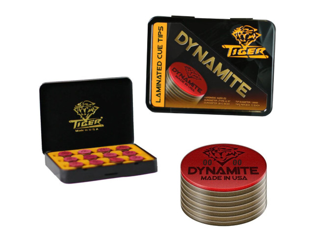 Наклейка для кия Tiger DYNAMITE Hard13мм 1шт Наклейка для кия Tiger DYNAMITE Hard13мм 1шт