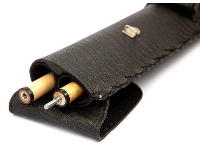 Колчан для кия Boston Black шкірзам Колчан для кия Boston Black шкірзам