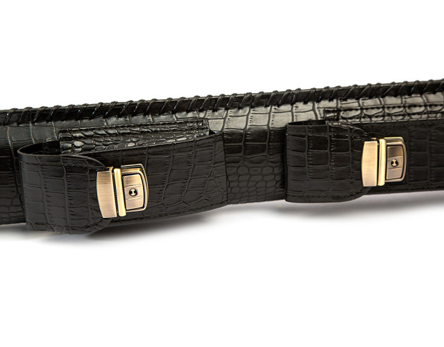 Колчан для кия Brooklin Black Pro шкірзам