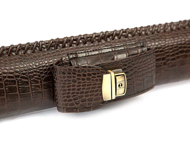 Колчан для кия Brooklin Brown шкірзам Колчан для кия Brooklin Brown шкірзам