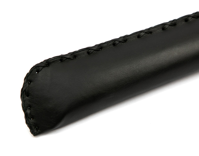 Колчан для кия Delux Black кожа