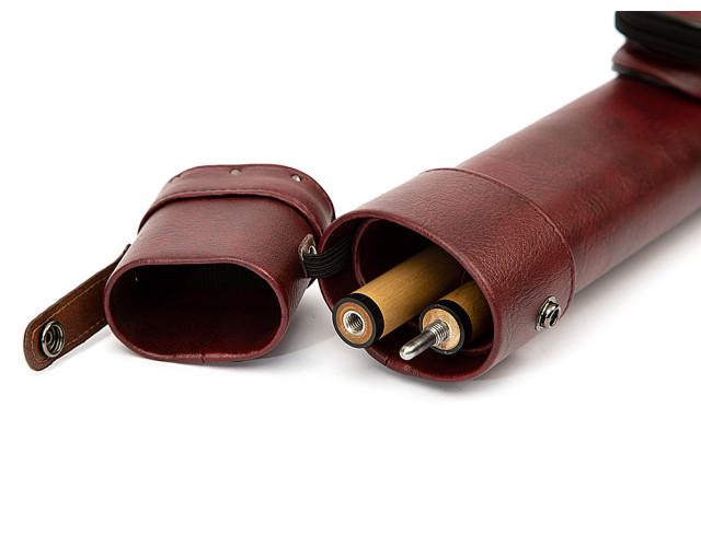 Тубус для кия Classik Burgundy шкірзам Тубус для кия Classik Burgundy шкірзам