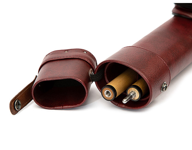 Тубус для кия Classik Burgundy шкірзам