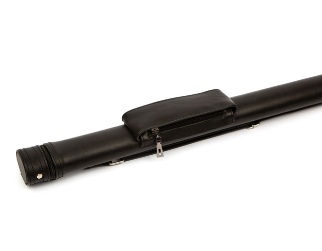 Тубус для кия Delux Black шкіра Тубус для кия Delux Black шкіра