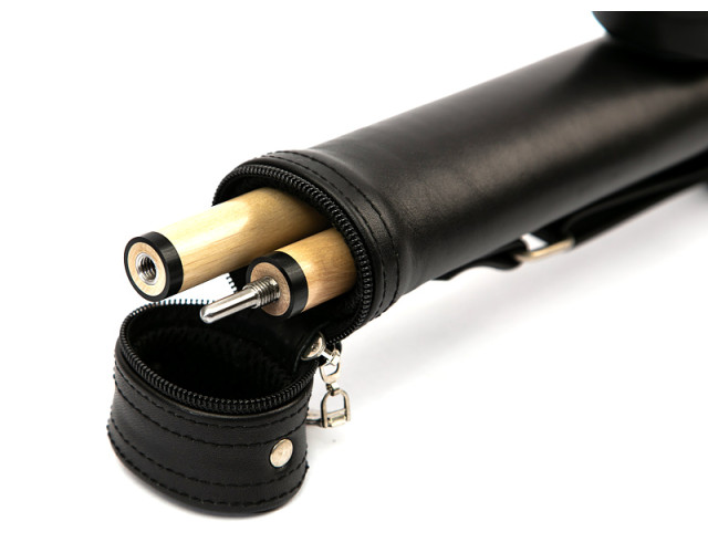 Тубус для кия Gefest T2 Black кожа