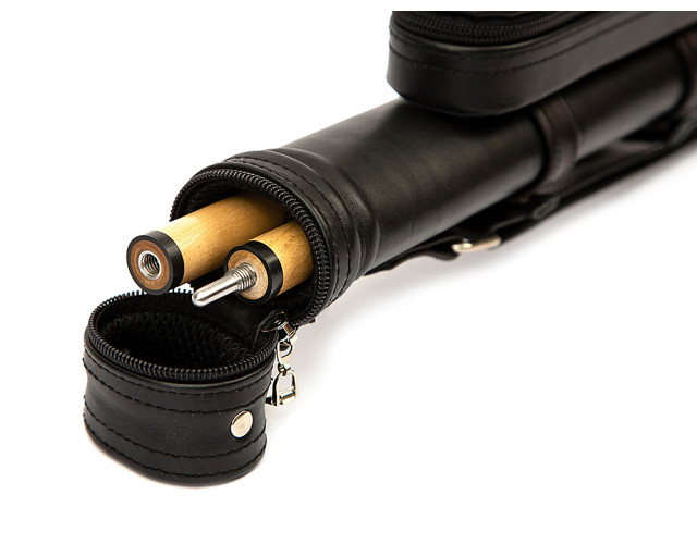 Тубус для кия Gefest T2 Pro Black кожа Тубус для кия Gefest T2 Pro Black кожа